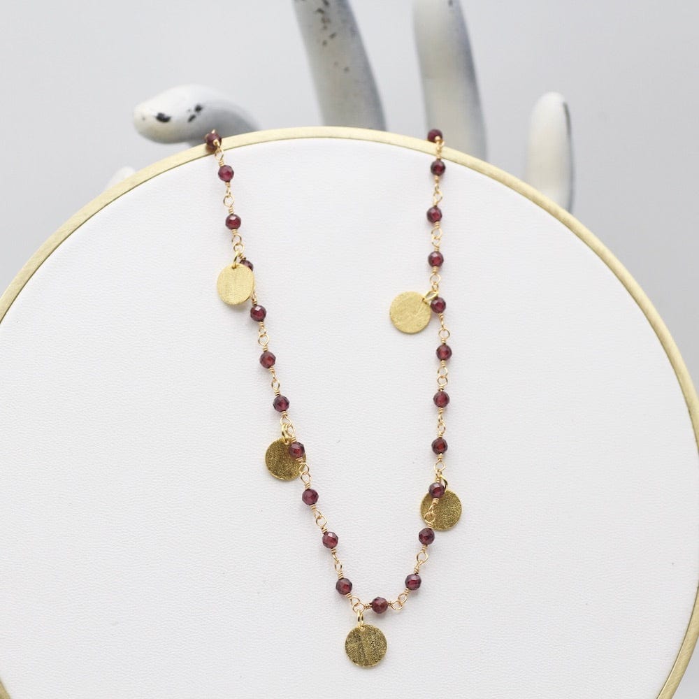 
                      
                        NKL-GPL Suki Choker ~ Garnet
                      
                    