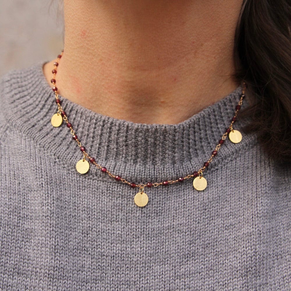 
                      
                        NKL-GPL Suki Choker ~ Garnet
                      
                    