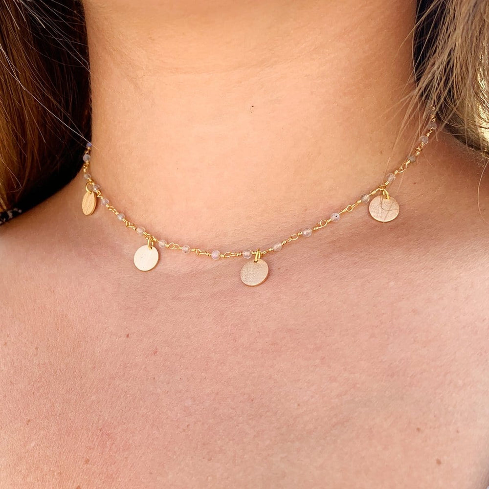 
                      
                        NKL-GPL Suki Choker ~ Moonstone
                      
                    