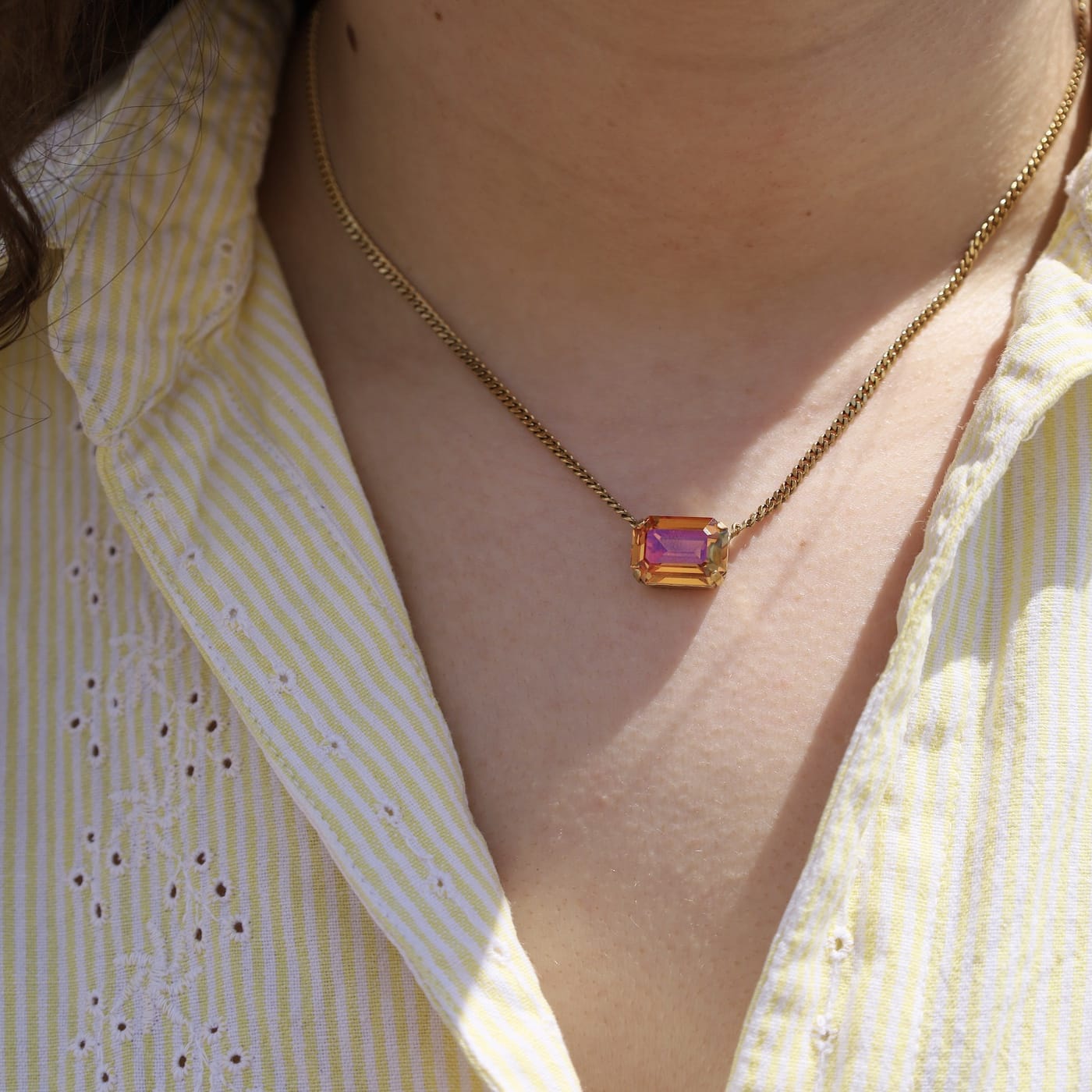 NKL-GPL Summer Blush Rubin in Bohemian Wonderland Necklace