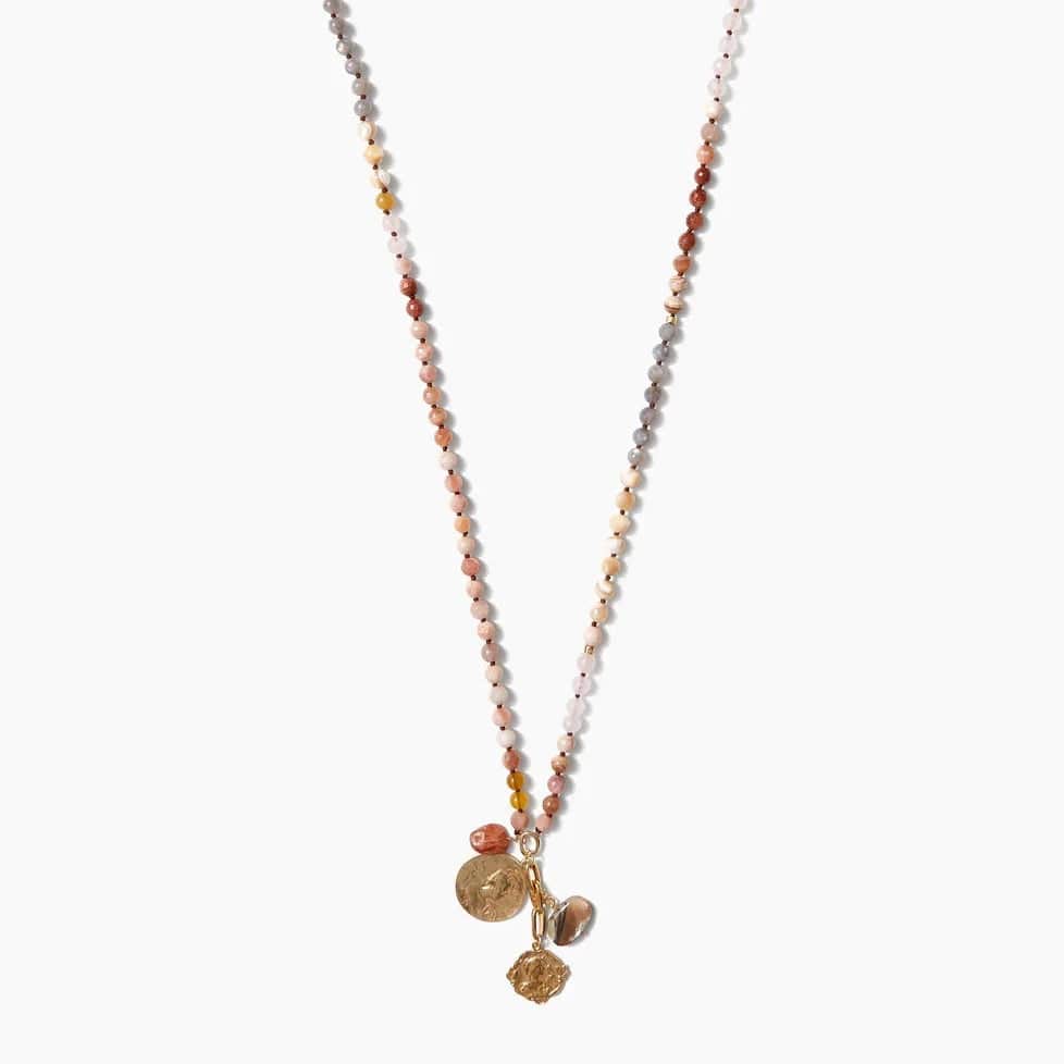 
                  
                    NKL-GPL Sunstone Portrait Charm Necklace
                  
                