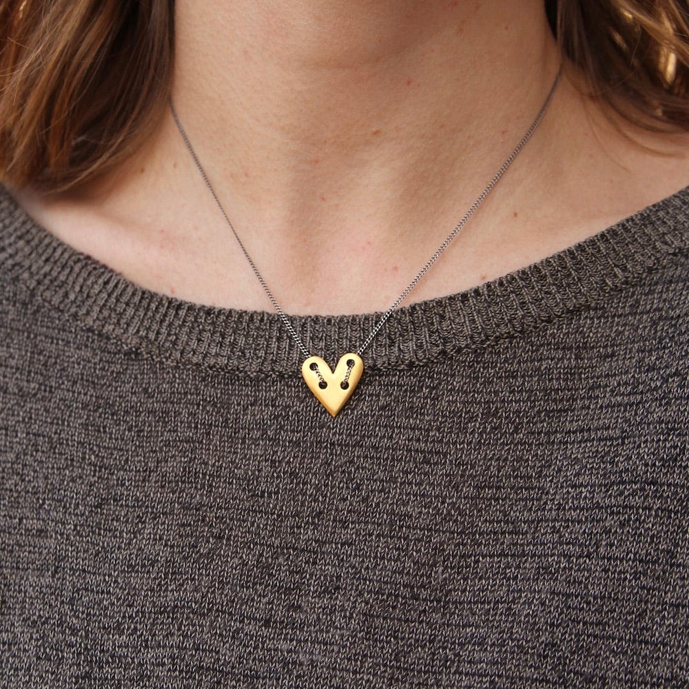 
                      
                        458 NKL-GPL Threaded Heart Pendant - Gold Plate
                      
                    