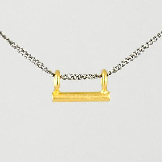 Load image into Gallery viewer, NKL-GPL Tiny Bar Amulet Necklace
