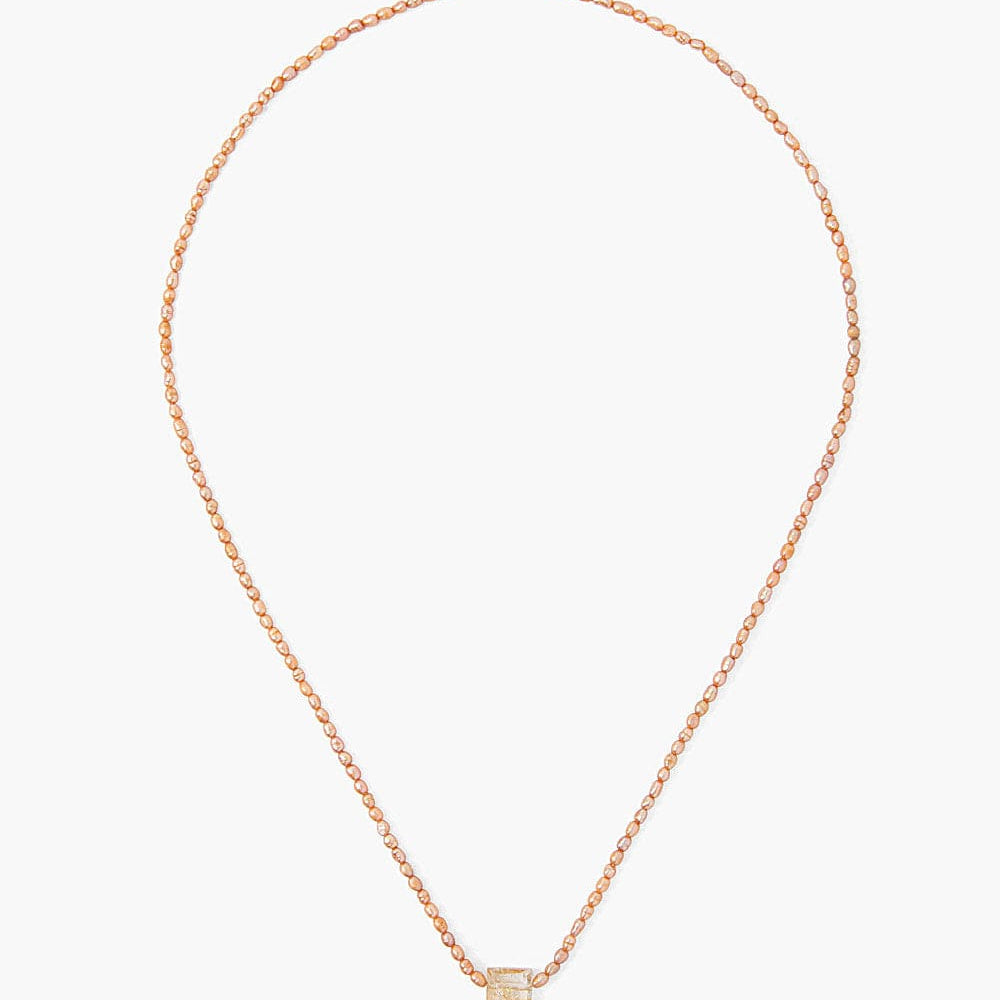 
                      
                        NKL-GPL Tiny Champagne Pearls with Citrine Tab Necklace
                      
                    