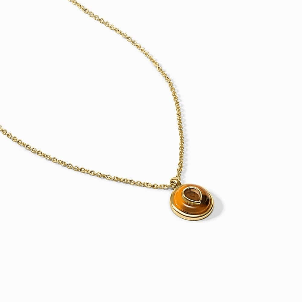 NKL-GPL Tortoiseshell Carnaby Delicate Necklace