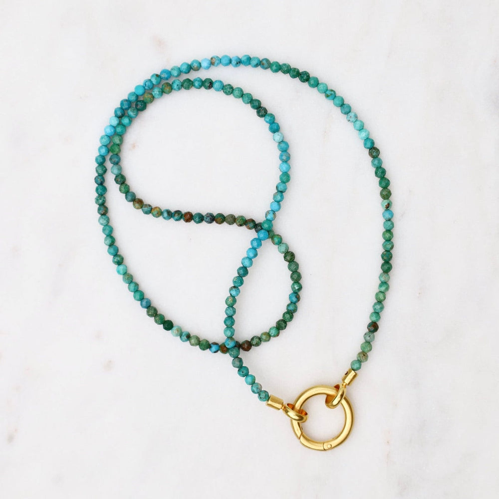 
                  
                    NKL-GPL Turquoise Necklace with Ring Clasp
                  
                