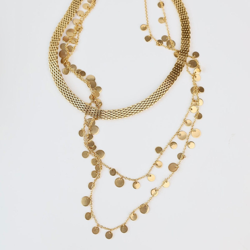 
                  
                    NKL-GPL Twiggy// The Flat Necklace - 18k gold plated stain
                  
                