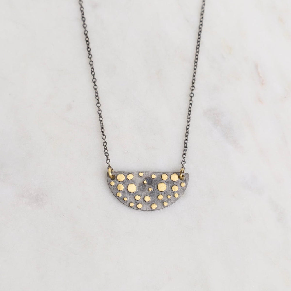 
                      
                        NKL-GPL Two Tone Dots Pendant Necklace
                      
                    