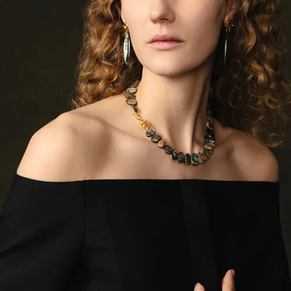 NKL-GPL Ursula Necklace Abalone