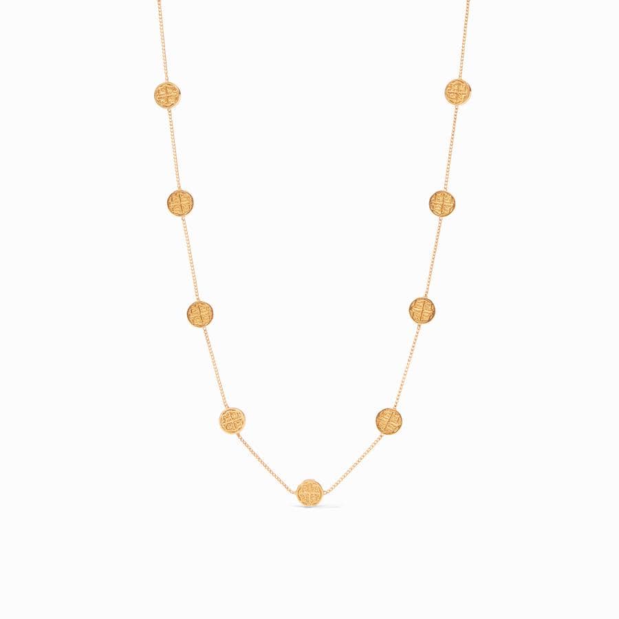 NKL-GPL Valencia Delicate Station Necklace