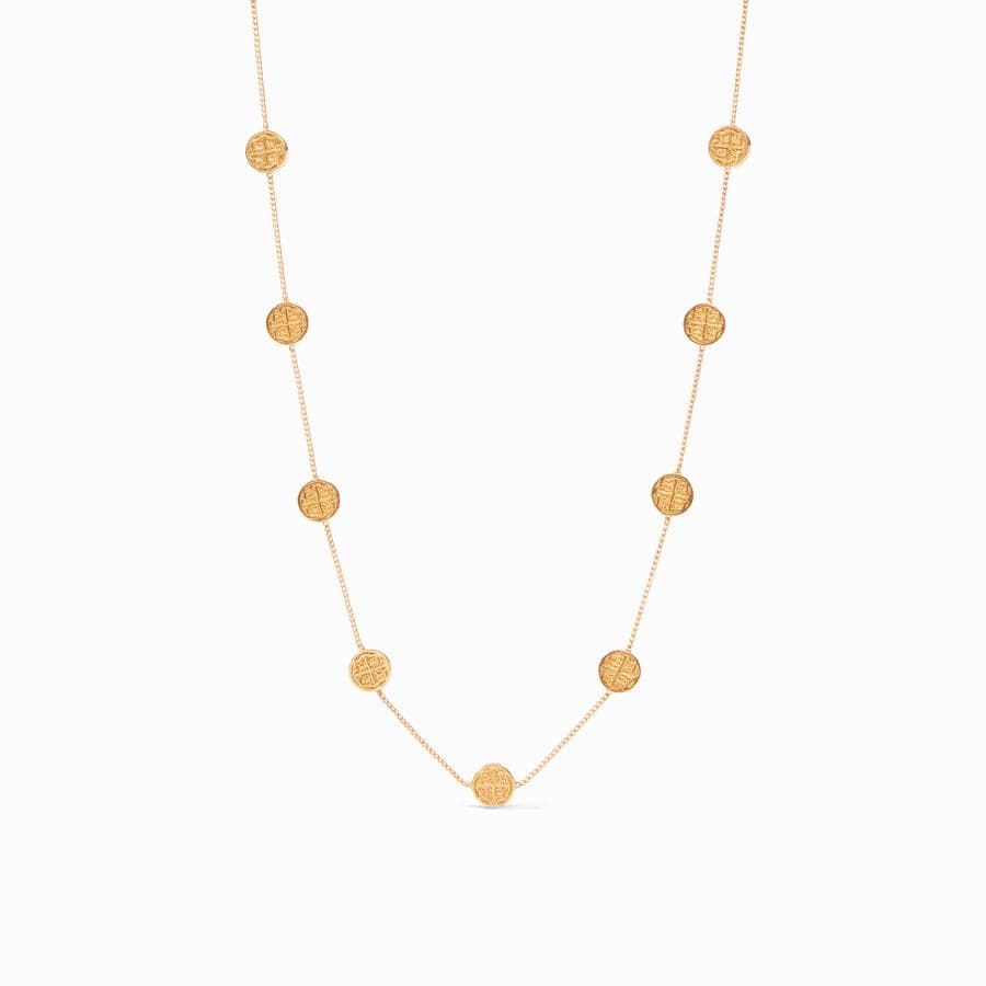 Load image into Gallery viewer, NKL-GPL Valencia Delicate Station Necklace
