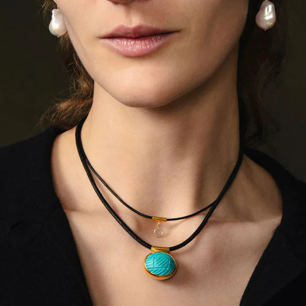 NKL-GPL Valley Necklace Turquoise