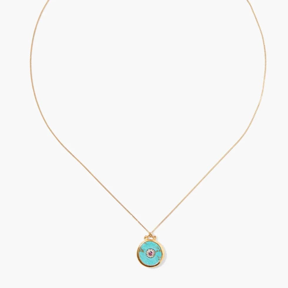 
                      
                        NKL-GPL Victoria Necklace Turquoise
                      
                    