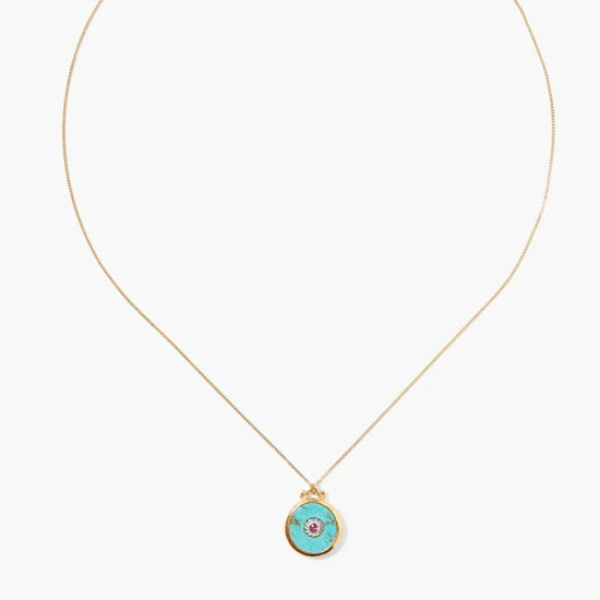 NKL-GPL Victoria Necklace Turquoise