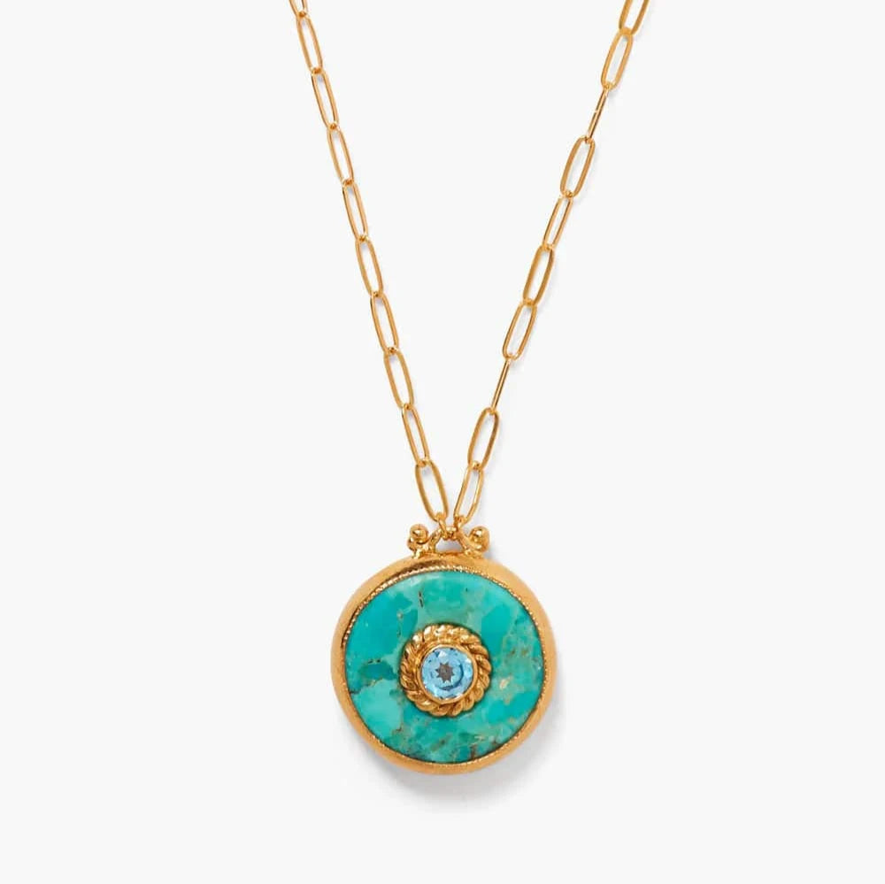 NKL-GPL Victoria Necklace Turquoise