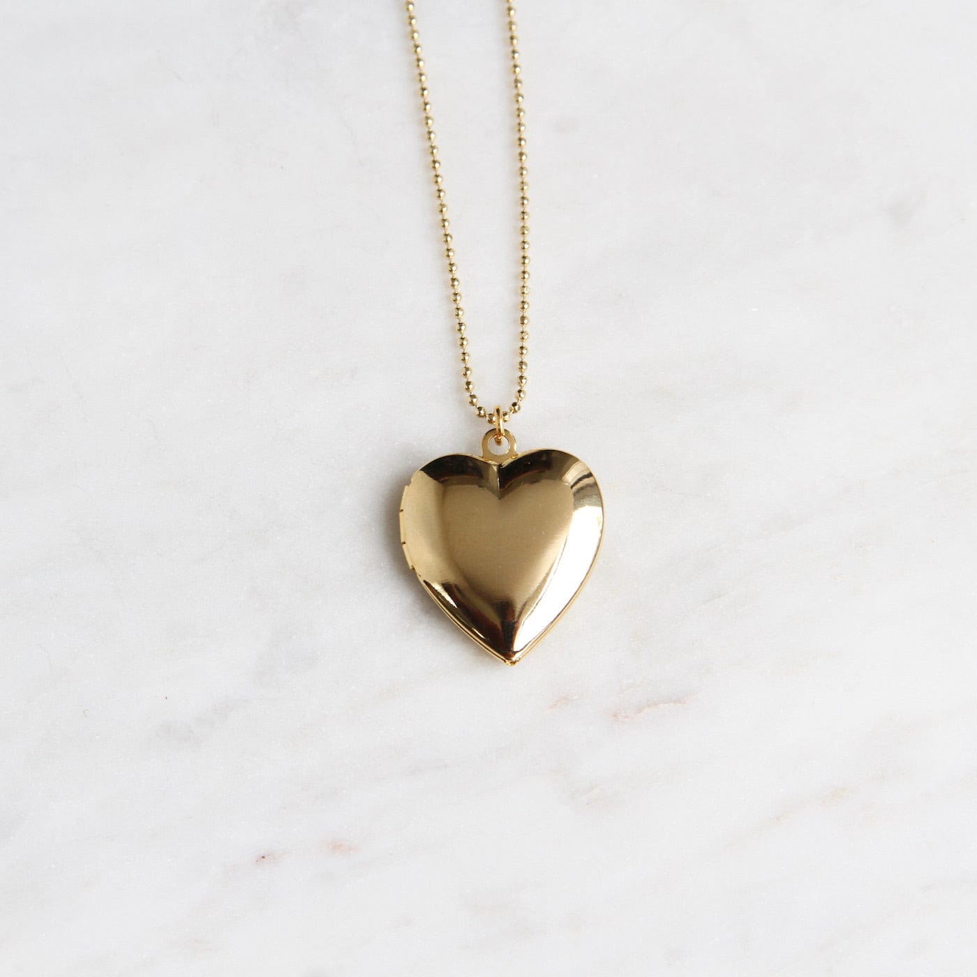 NKL-GPL Vintage Heart Locket Necklace