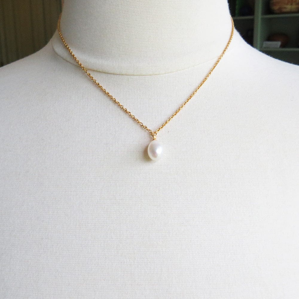 NKL-GPL WHITE PEARL PENDANT