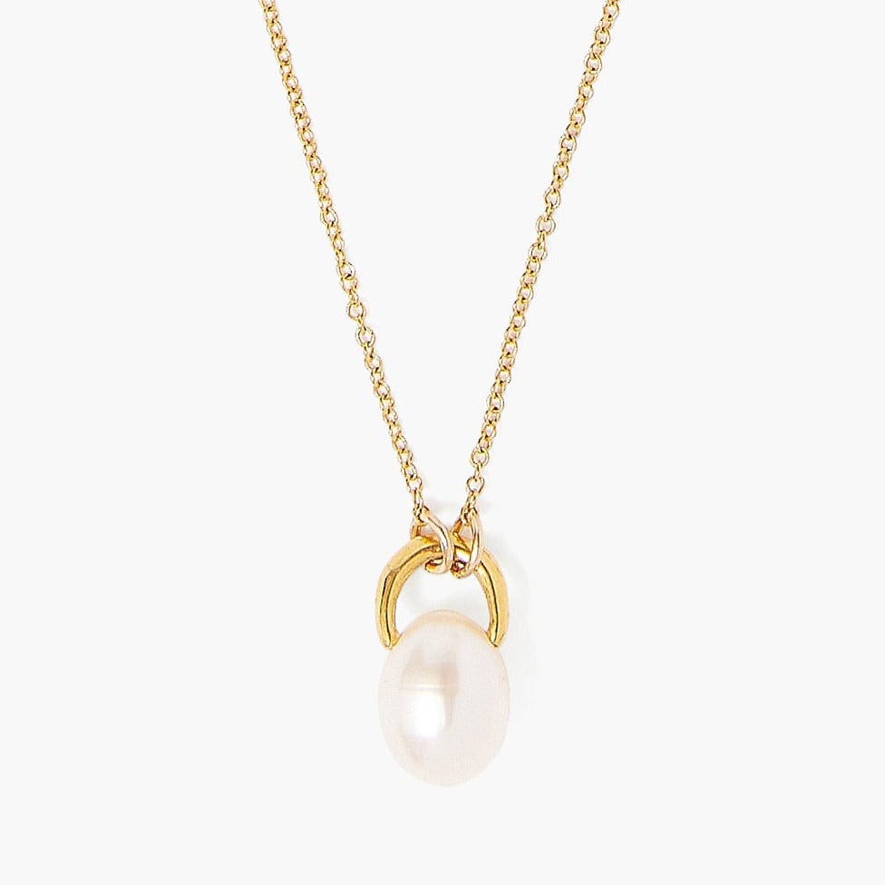 
                      
                        NKL-GPL White Pearl Single Charm Necklace
                      
                    