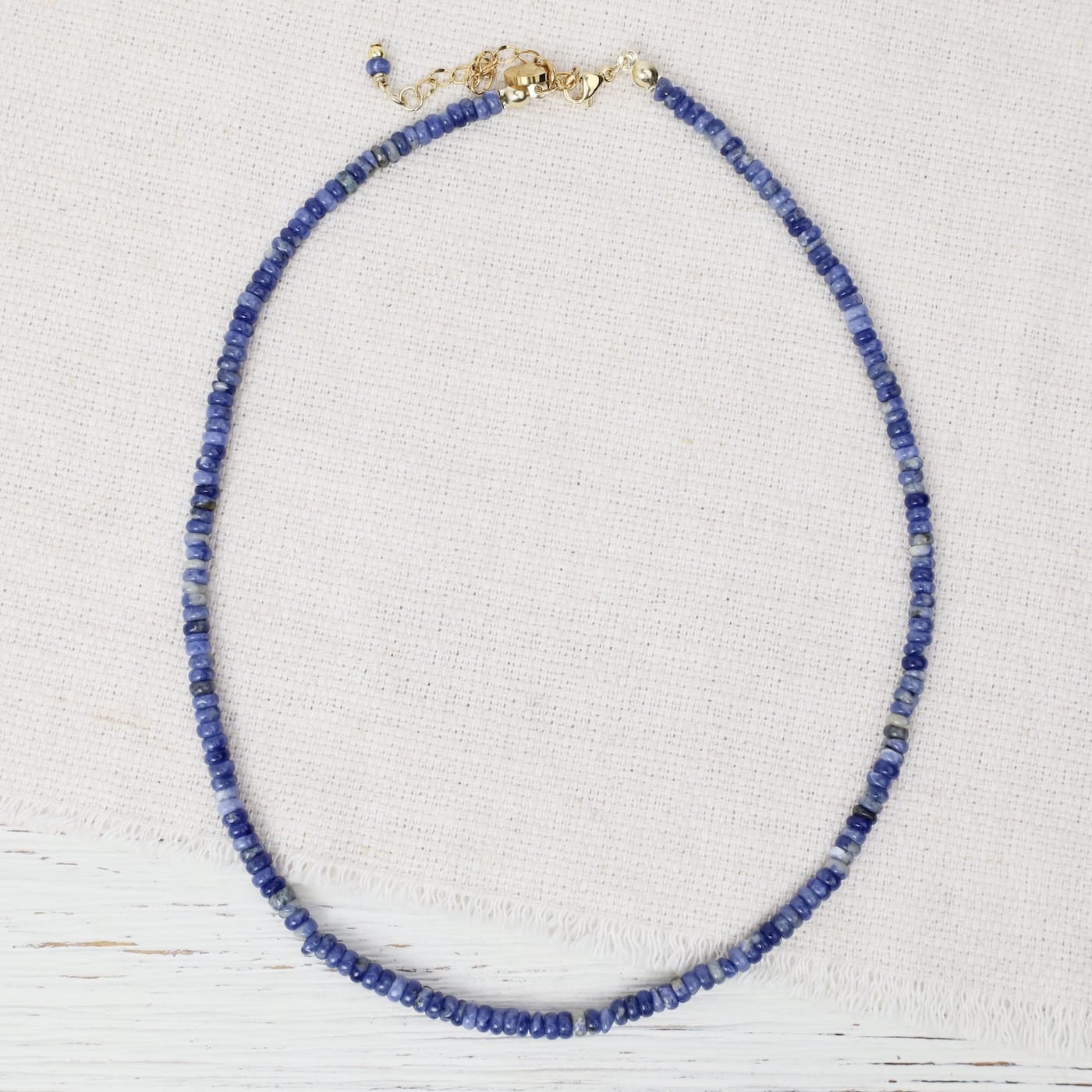 NKL-GPL Zara Lapis Lazuli Beaded Gemstone Necklace