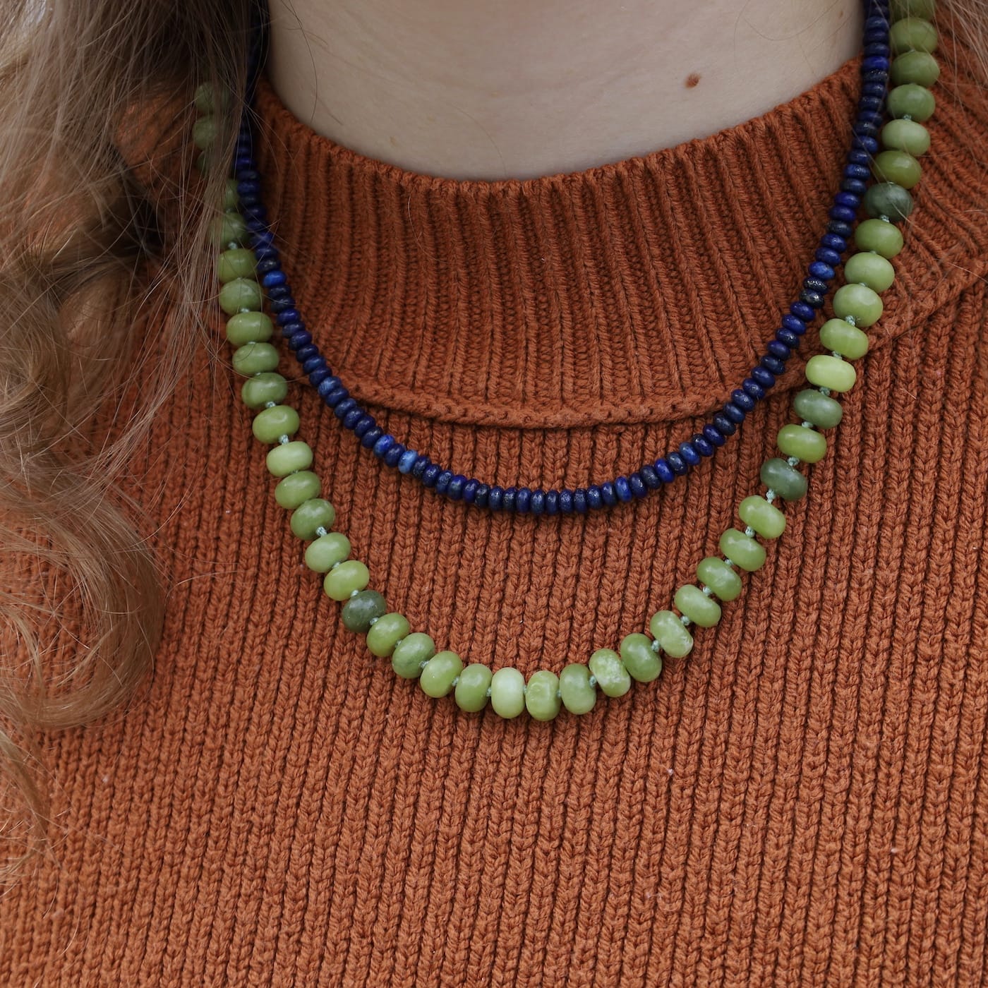 NKL-GPL Zara Sodalite Beaded Gemstone Necklace