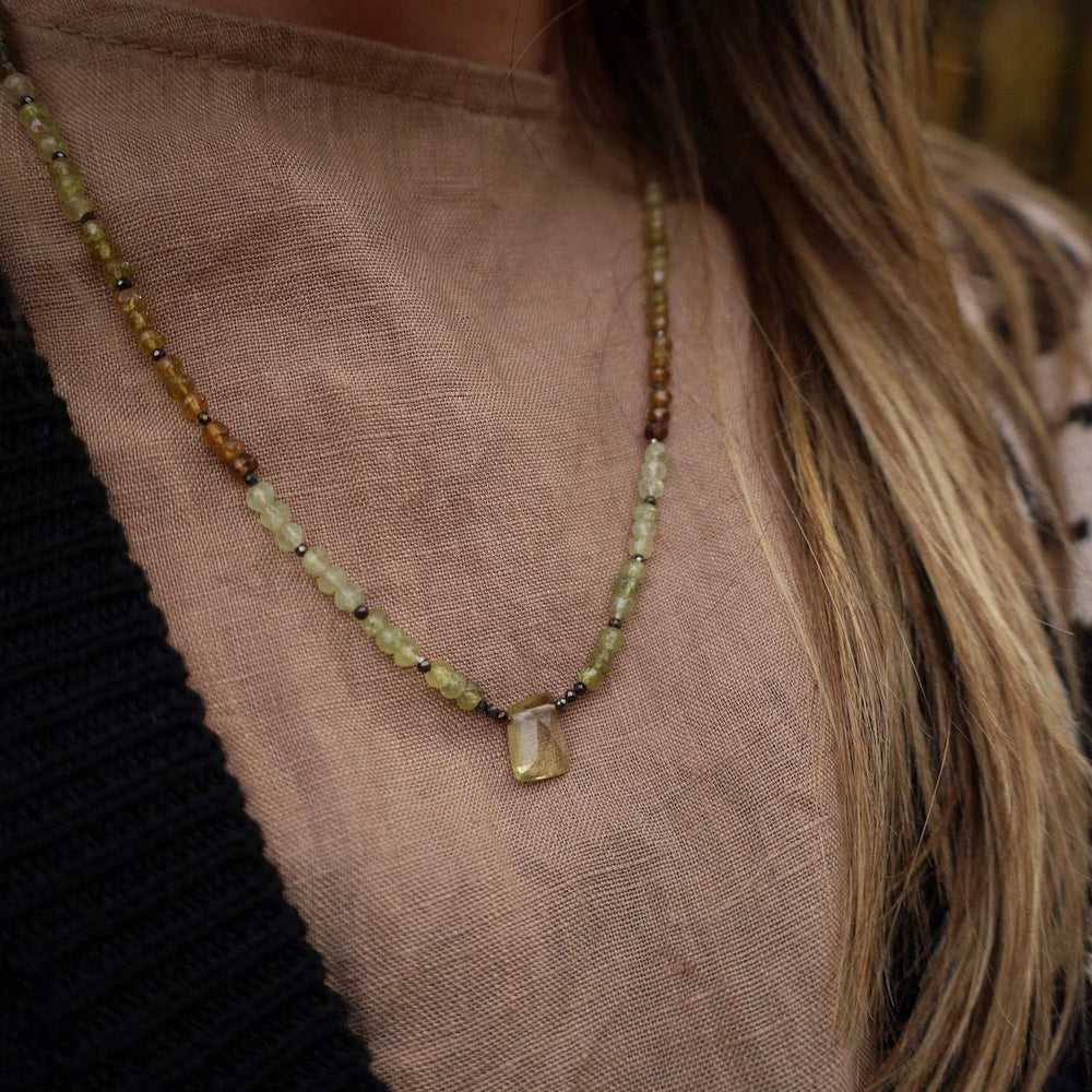 
                  
                    NKL Green Garnet Necklace
                  
                