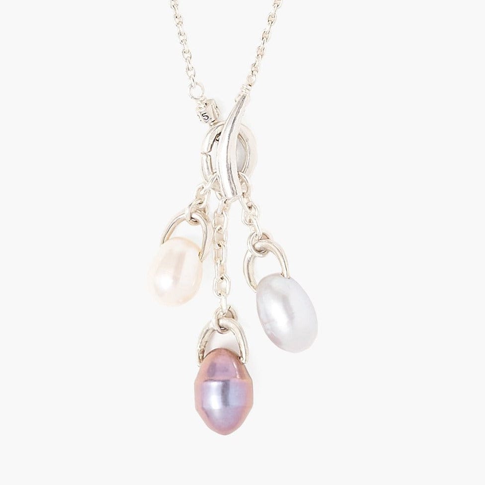 
                      
                        NKL Grey Pearl Mix Triple Charm Necklace
                      
                    