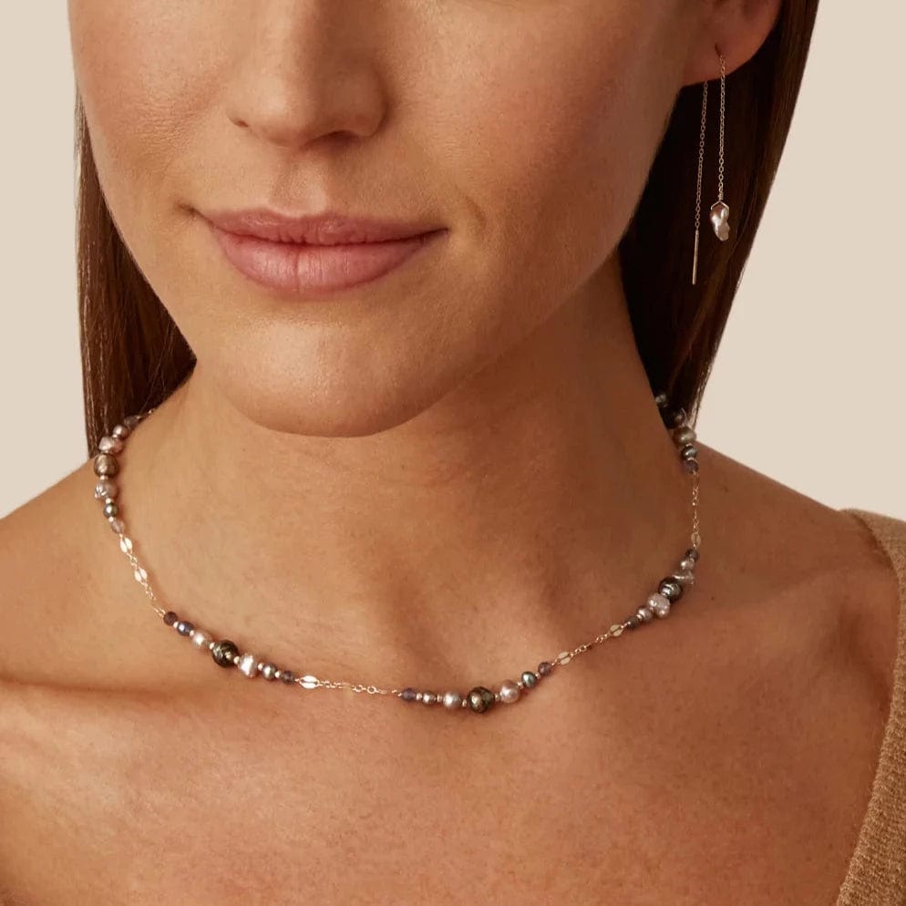 NKL Grey Pearl Penina Necklace