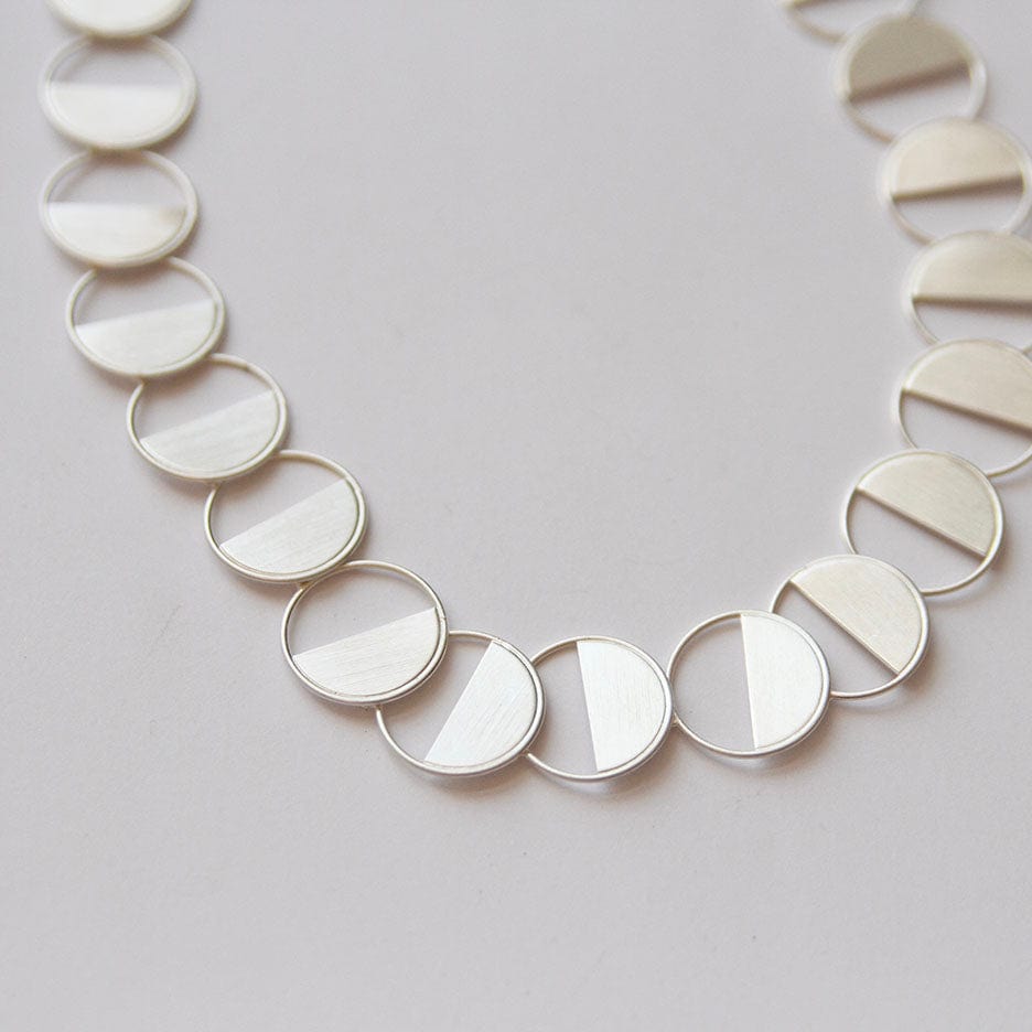 
                      
                        NKL Half Moon Open Link Necklace
                      
                    