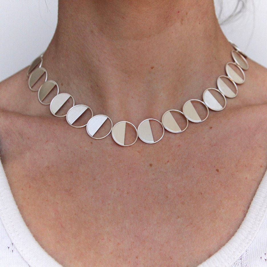 
                      
                        NKL Half Moon Open Link Necklace
                      
                    