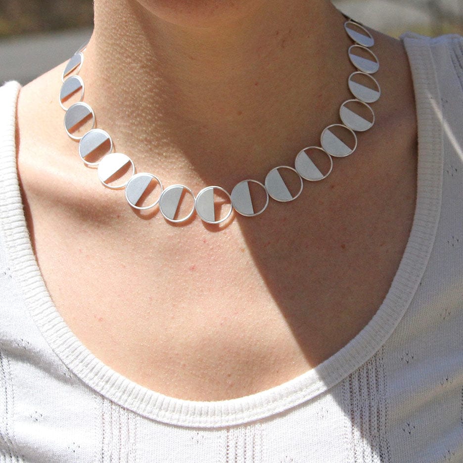 
                      
                        NKL Half Moon Open Link Necklace
                      
                    