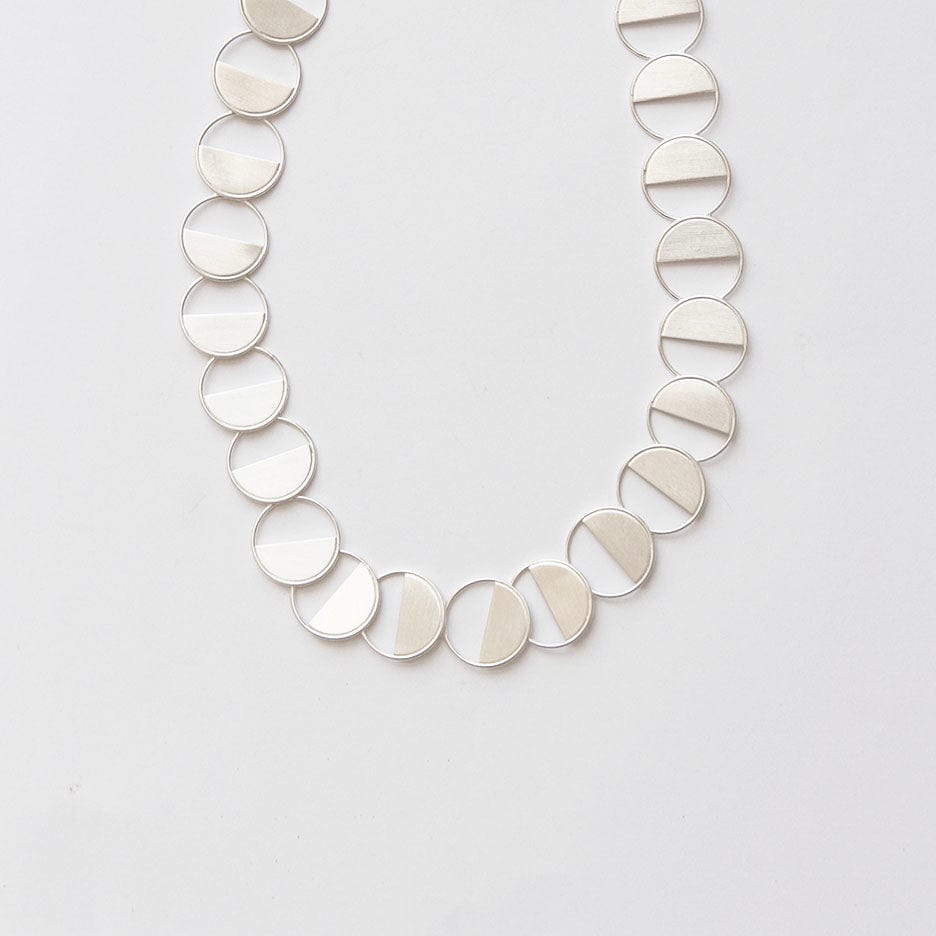 NKL Half Moon Open Link Necklace