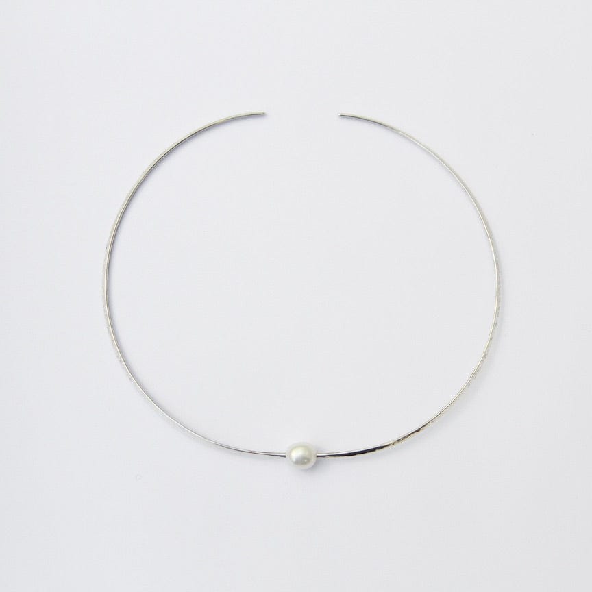 
                      
                        NKL Hammered Collar With Freshwater Pearl Choker
                      
                    