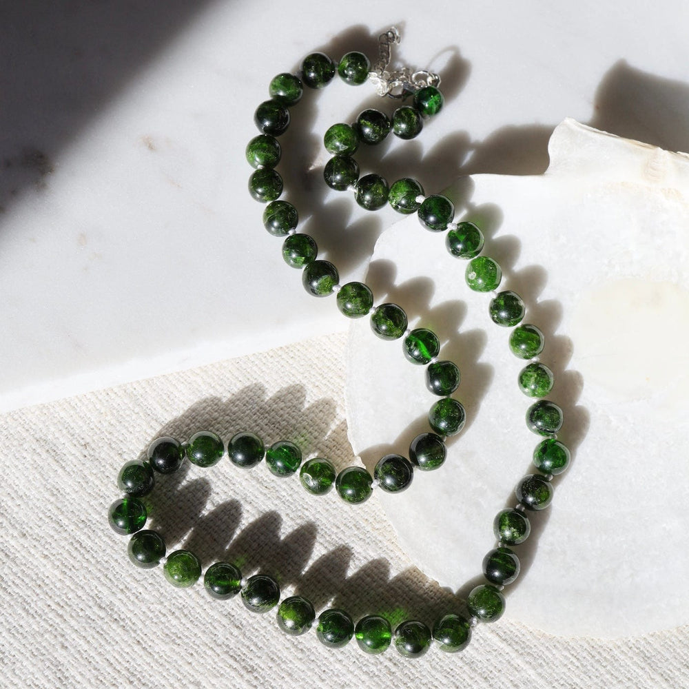 
                  
                    NKL Hand Knotted Green Tourmaline Necklace
                  
                