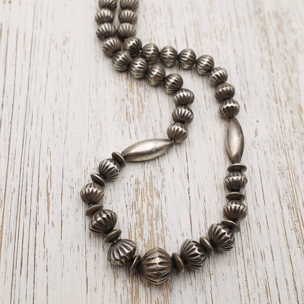 
                  
                    NKL Handmade Sterling Silver Bead Necklace
                  
                