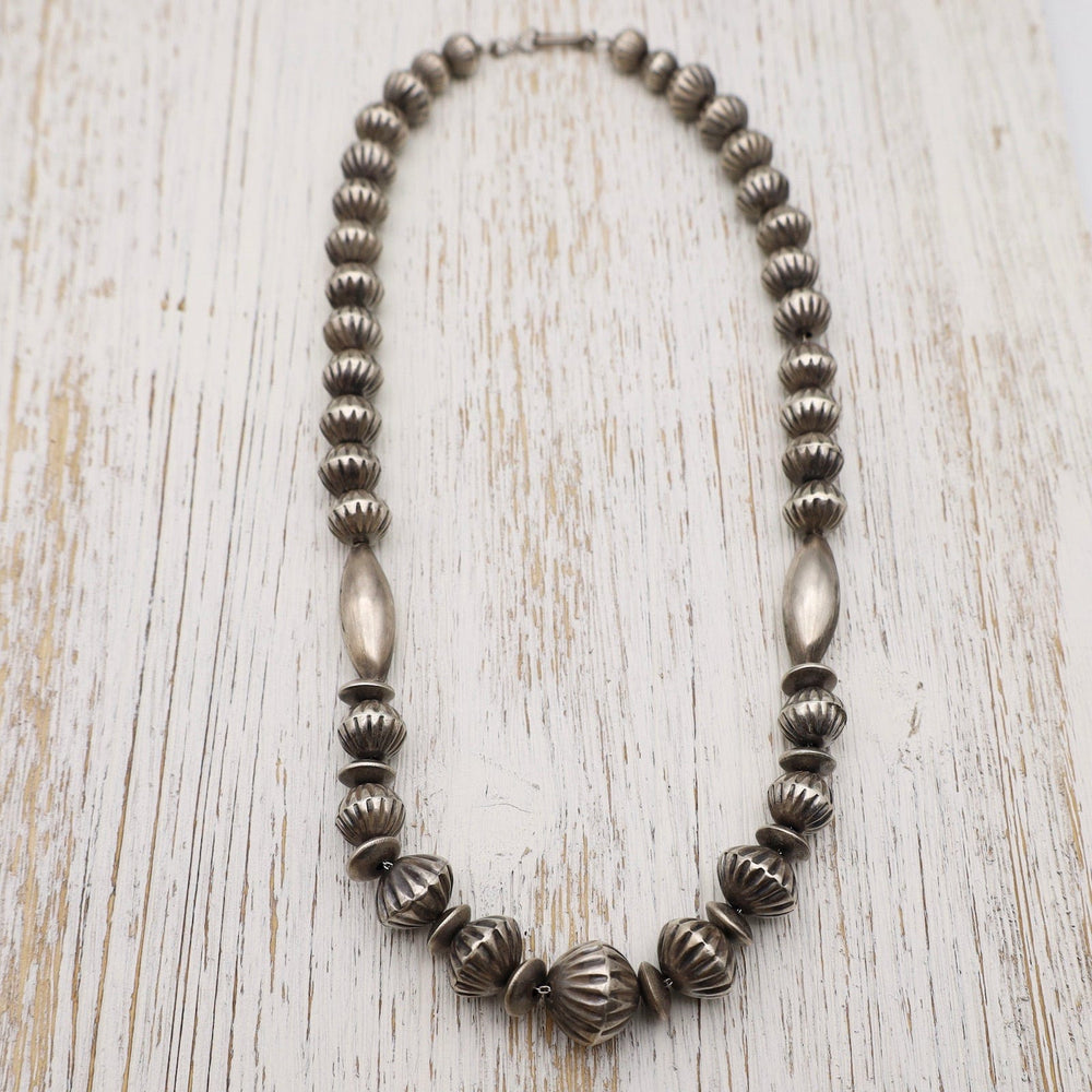 
                  
                    NKL Handmade Sterling Silver Bead Necklace
                  
                