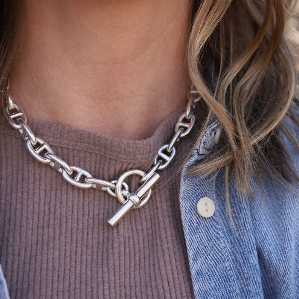 
                  
                    NKL Heavy Mariner Link Necklace
                  
                