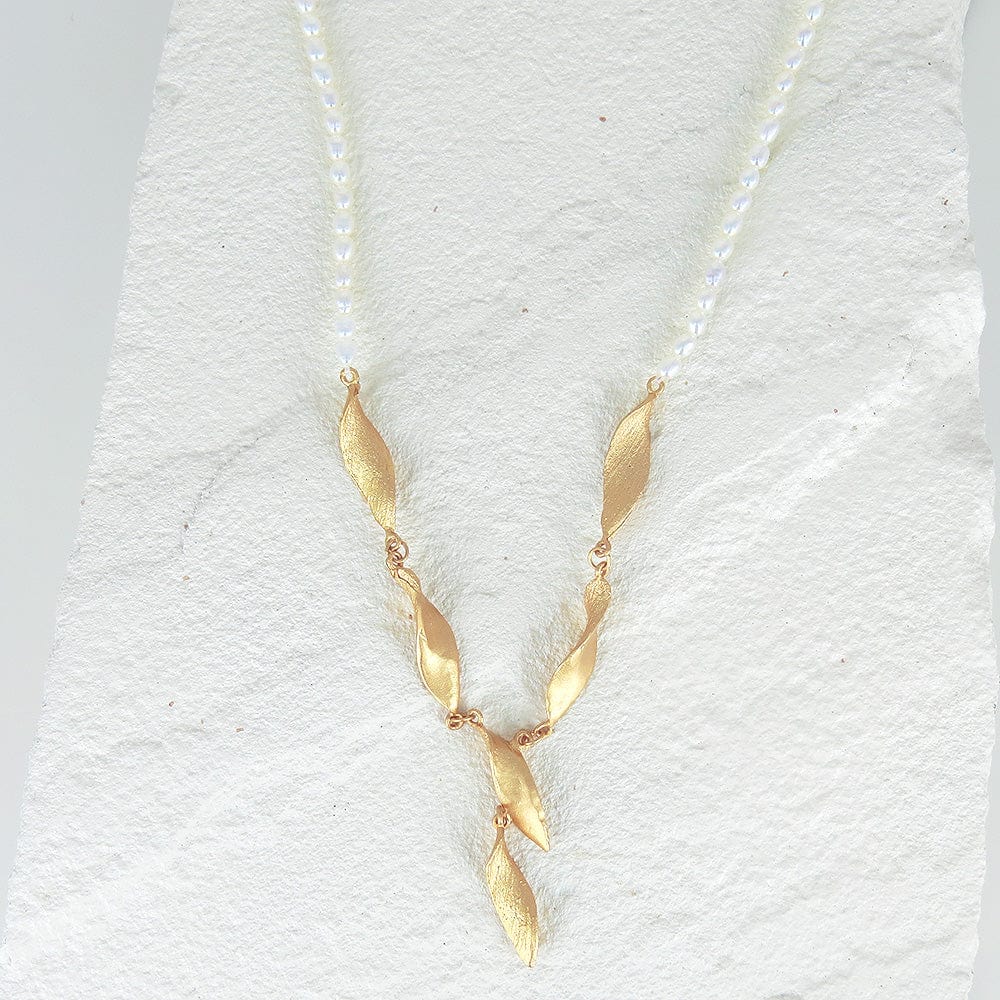 NKL HONEY LOCUST PEARL NECKLACE