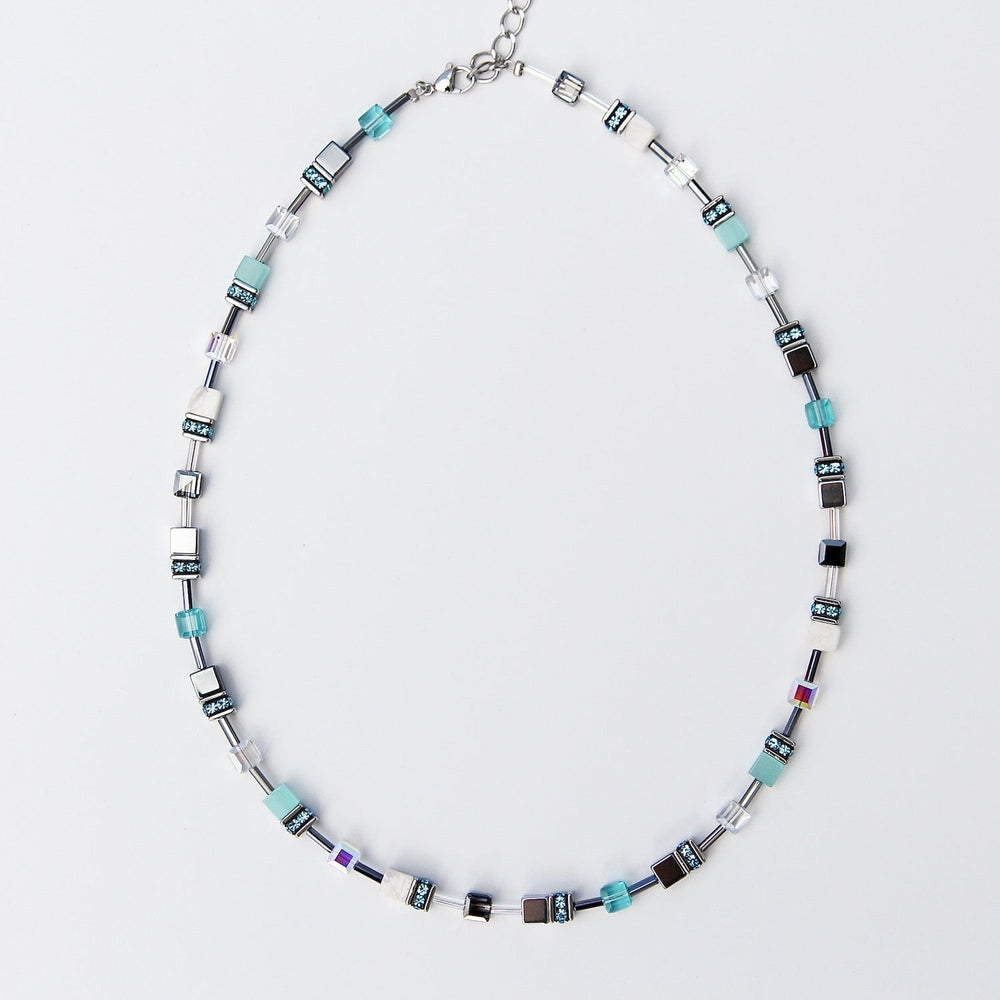 
                  
                    NKL Howlite Cat's Eye Geo Cube Necklace
                  
                