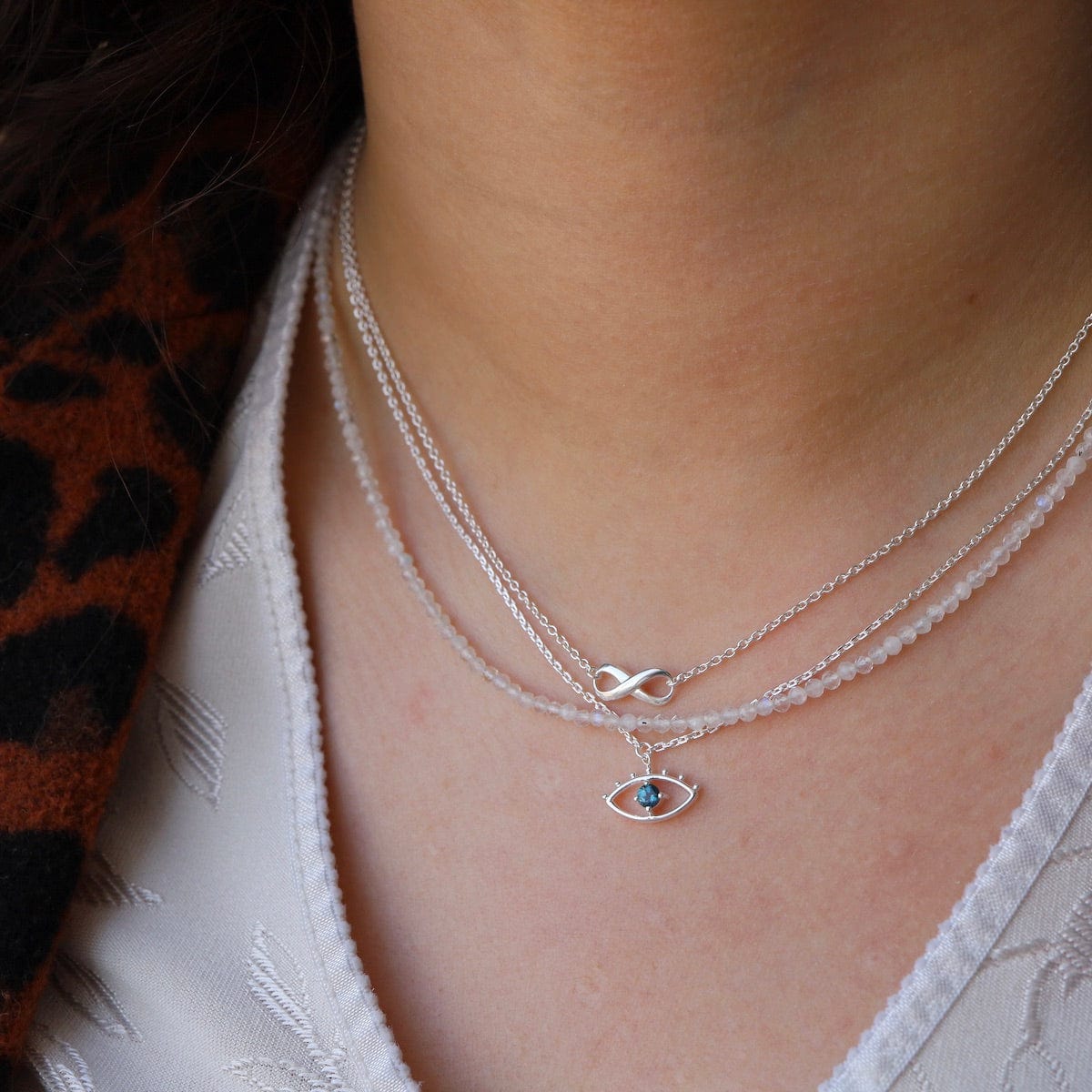 NKL Infinity Symbol Necklace - Sterling Silver