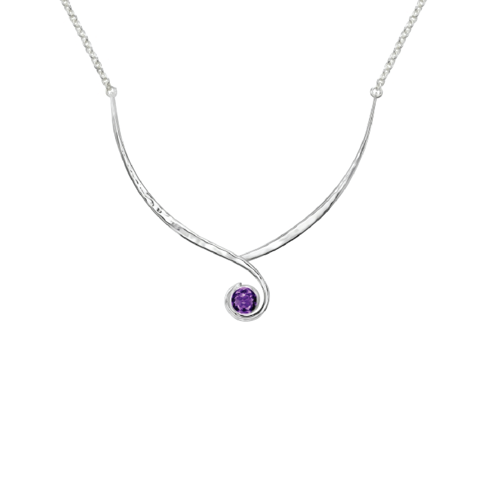 
                      
                        NKL Jasmine Swing Necklace with Amethyst
                      
                    