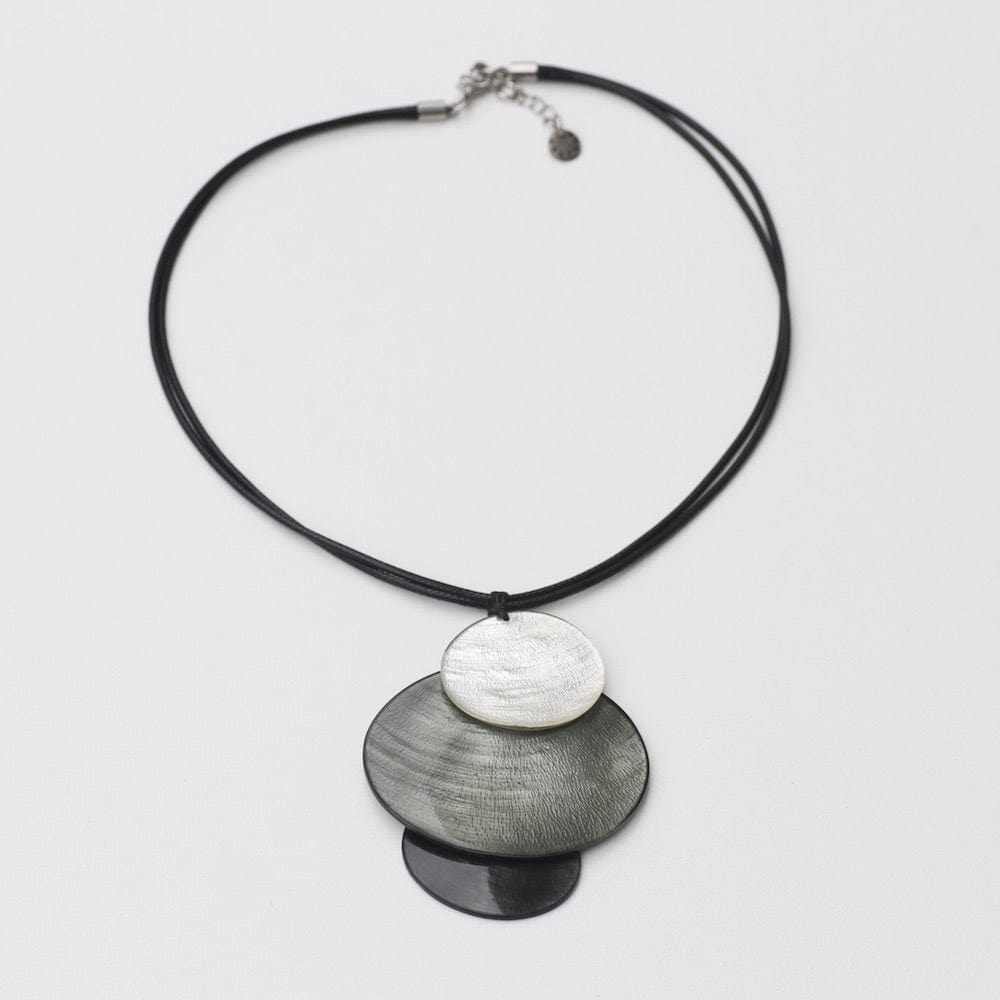 NKL-JM 3 PIECE GREY COMBO PENDANT