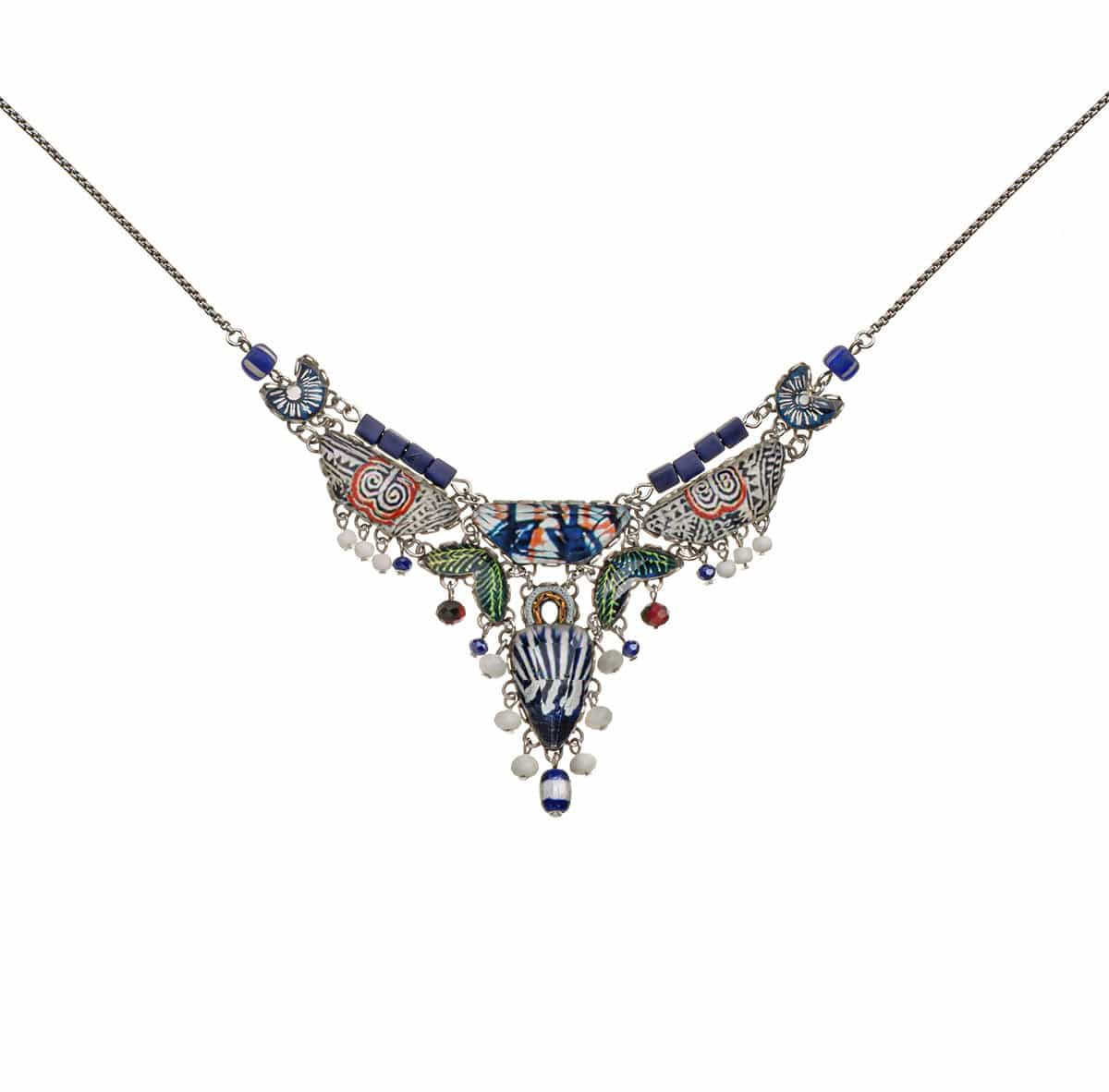 NKL-JM Blue Domes Necklace