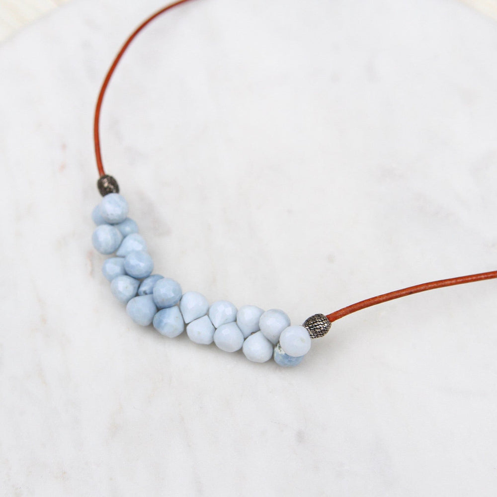 
                  
                    NKL-JM Blue Opal Bubble Briolettes Necklace
                  
                