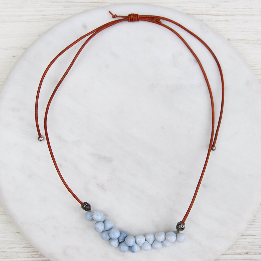 
                  
                    NKL-JM Blue Opal Bubble Briolettes Necklace
                  
                