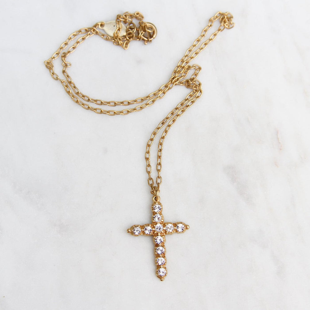 
                      
                        NKL-JM Cross Necklace - Swarovski Crystals
                      
                    