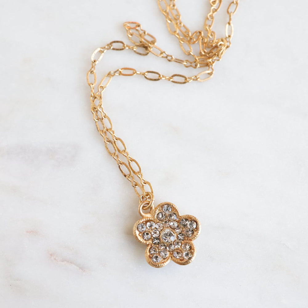 
                      
                        NKL-JM Crystal Small Flower Pendant Necklace
                      
                    