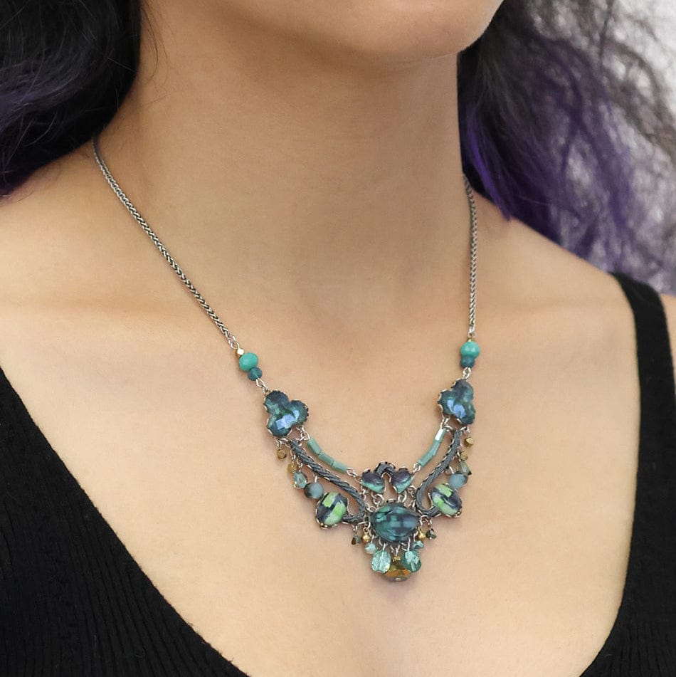 NKL-JM Emerald Relection Necklace