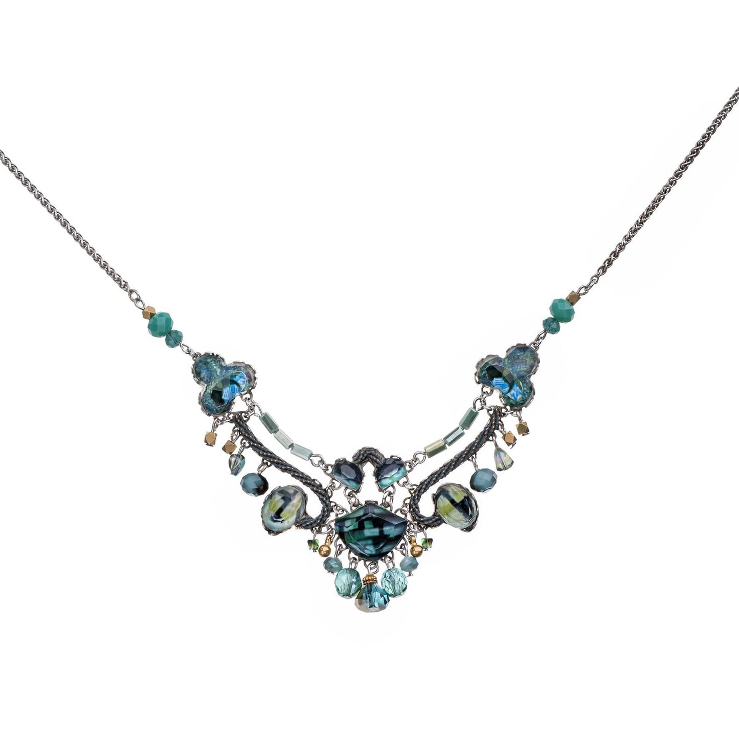 NKL-JM Emerald Relection Necklace