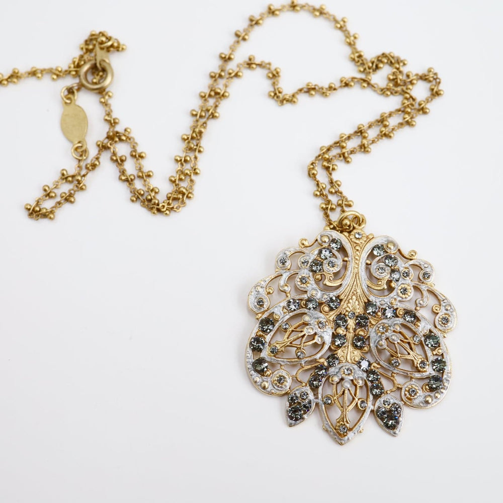 
                      
                        NKL-JM Enamel Filigree Necklace
                      
                    