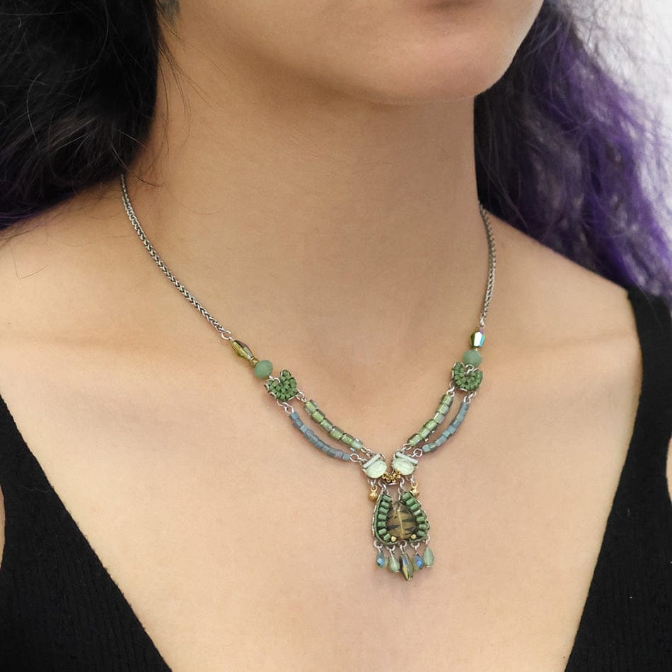 NKL-JM Eucalyptus Necklace